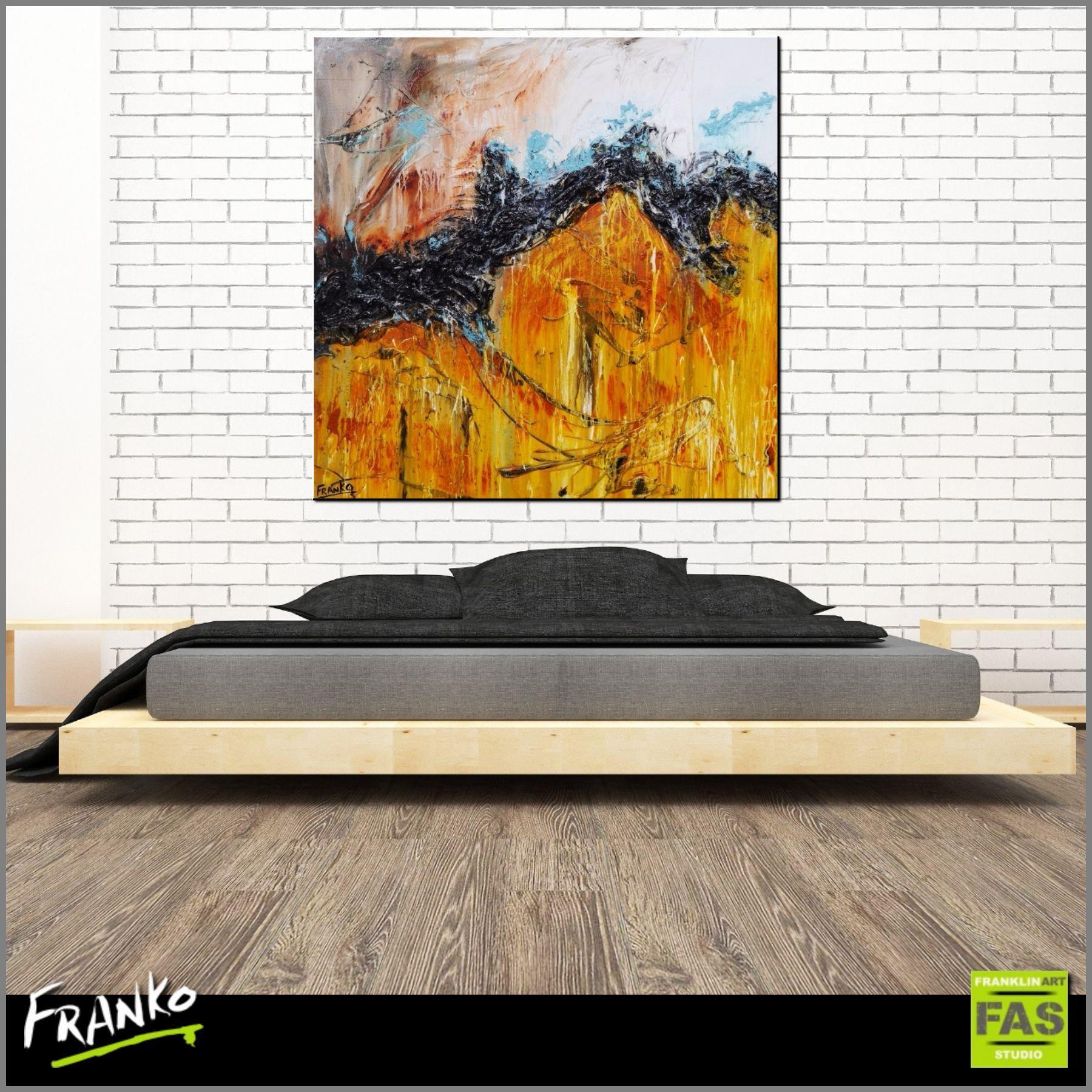 Blue And Sienna 120cm x 120cm Sienna Abstract Painting (SOLD)-abstract-Franko-[Franko]-[huge_art]-[Australia]-Franklin Art Studio