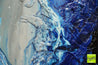 Blue Beat 120cm x 150cm Blue White Textured Abstract Painting (SOLD)-Abstract-[Franko]-[Artist]-[Australia]-[Painting]-Franklin Art Studio