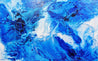 Blue Champagne 160cm x 100cm Blue White Textured Abstract Painting (SOLD)-Abstract-[Franko ]-[Gallery]-[popular]-[Australia]-Franklin Art Studio