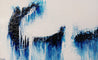 Blue Monty 160cm x 100cm Blue White Textured Abstract Painting-Abstract-Franko-[Franko]-[Australia_Art]-[Art_Lovers_Australia]-Franklin Art Studio