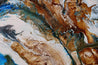 Blue Russian 160cm x 100cm Blue Rust Textured Abstract Painting (SOLD)-Abstract-[Franko]-[Artist]-[Australia]-[Painting]-Franklin Art Studio