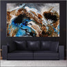 Blue Russian 160cm x 100cm Blue Rust Textured Abstract Painting (SOLD)-Abstract-Franko-[huge]-[Australian]-[best Selling]-Franklin Art Studio