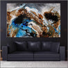 Blue Russian 160cm x 100cm Blue Rust Textured Abstract Painting (SOLD)-Abstract-Franko-[Franko]-[huge_art]-[Australia]-Franklin Art Studio