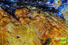 Blue Sienna 240cm x 100cm Sienna Blue Black Textured Abstract Painting (SOLD)-Abstract-[Franko]-[Artist]-[Australia]-[Painting]-Franklin Art Studio