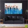 Blue & Teal Classic 160cm x 100cm White Blue Abstract Painting (SOLD)-Abstract-Franko-[Franko]-[huge_art]-[Australia]-Franklin Art Studio