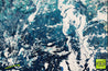 Blue Wash 140cm x 100cm Blue Cream White Textured Abstract Painting (SOLD)-Abstract-[Franko]-[Artist]-[Australia]-[Painting]-Franklin Art Studio