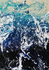 Blue Wash 140cm x 100cm Blue Cream White Textured Abstract Painting (SOLD)-Abstract-[Franko ]-[Gallery]-[popular]-[Australia]-Franklin Art Studio