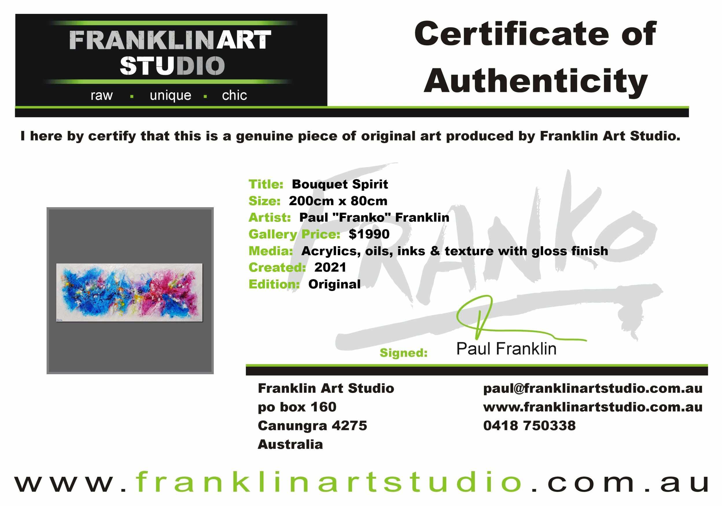 Bouquet Spirit 200cm x 80cm Colourful Textured Abstract Painting (SOLD)-Abstract-[Franko Artist]-[Cheryl]-[Wendy]-[Gabriela]-Franklin Art Studio