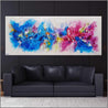 Bouquet Spirit 200cm x 80cm Colourful Textured Abstract Painting (SOLD)-Abstract-Franko-[huge]-[Australian]-[best Selling]-Franklin Art Studio