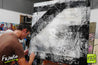 Brainwashed 100cm x 100cm Grey Black Abstract Painting (SOLD)-Abstract-[Franko Artist]-[Gold Coast]-[Brisbane]-[Huge]-Franklin Art Studio