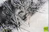 Brainwashed 100cm x 100cm Grey Black Abstract Painting (SOLD)-Abstract-[Franko]-[Artist]-[Australia]-[Painting]-Franklin Art Studio
