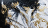 Bullion 200cm x 120cm Black White Gold Textured Abstract Painting (SOLD)-Abstract-[Franko ]-[Gallery]-[popular]-[Australia]-Franklin Art Studio