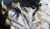 Bullion 200cm x 120cm Black White Gold Textured Abstract Painting (SOLD)-Abstract-Franko-[Franko]-[Australia_Art]-[Art_Lovers_Australia]-Franklin Art Studio
