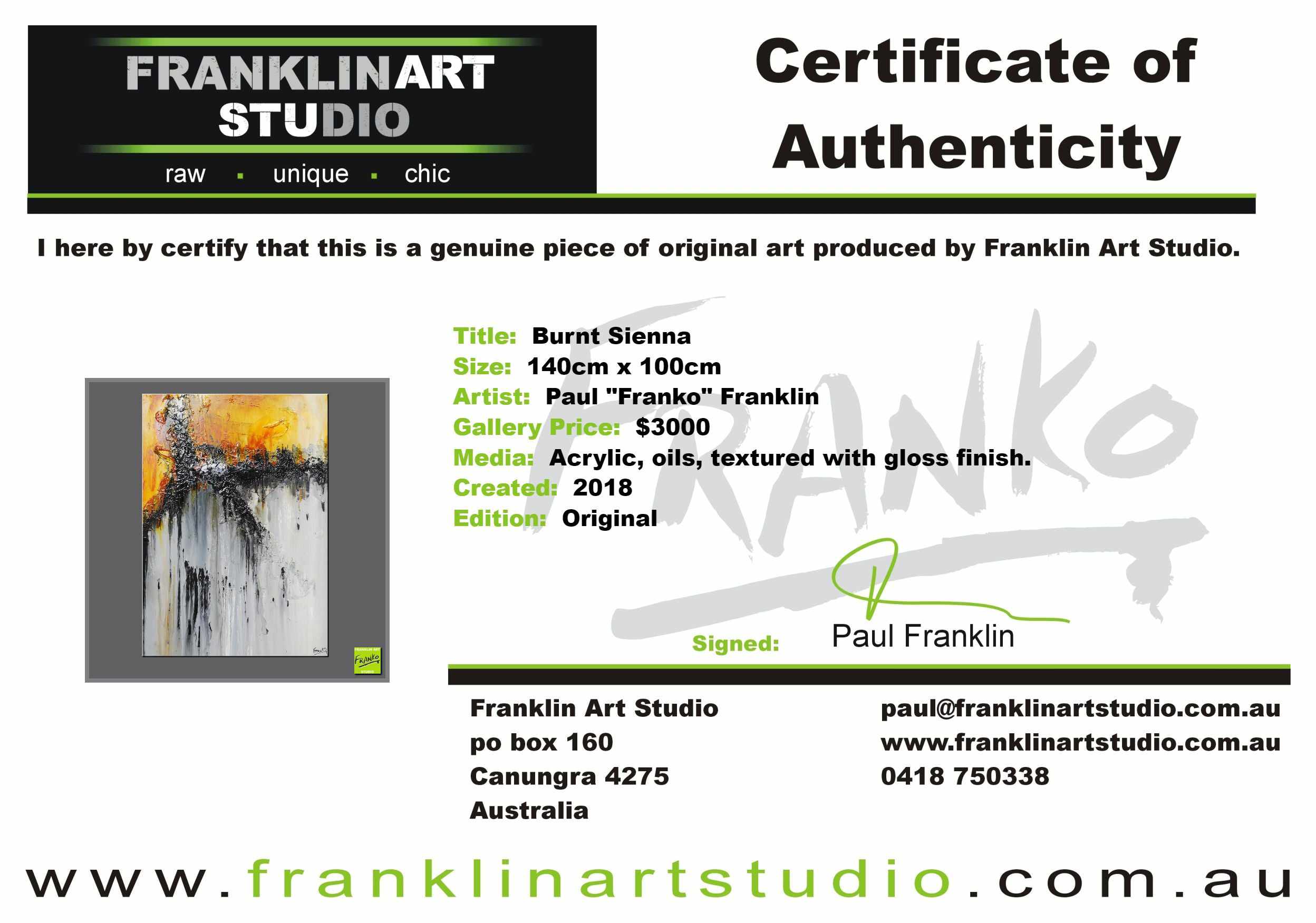 Burnt Sienna 140cm x 100cm Black Sienna Grey Textured Abstract Painting-Abstract-Franko-[franko_art]-[beautiful_Art]-[The_Block]-Franklin Art Studio