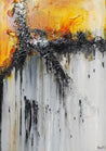 Burnt Sienna 140cm x 100cm Black Sienna Grey Textured Abstract Painting-Abstract-Franko-[Franko]-[Australia_Art]-[Art_Lovers_Australia]-Franklin Art Studio
