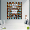 Romance Capital 120cm x 100cm Vintage Book Pop art Painting (SOLD)-Abstract-Franko-[huge]-[Australian]-[best Selling]-Franklin Art Studio