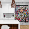 Cadet Monroe 120cm x 150cm Space Cadet Textured Urban Pop Art Painting (SOLD)-Urban Pop Art-Franko-[franko_artist]-[Art]-[interior_design]-Franklin Art Studio