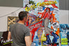 Captain Fantastic 140cm x 100cm 70's Pinball board Elton Johns 'Captain Fantastic and the Brown Dirt Cowboy' urban pop art painting (SOLD)-urban pop-Franko-[franko_artist]-[Art]-[interior_design]-Franklin Art Studio