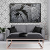 Cashmere 160cm x 100cm Black Grey Textured Abstract Painting (SOLD)-Abstract-Franko-[huge]-[Australian]-[best Selling]-Franklin Art Studio