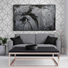 Cashmere 160cm x 100cm Black Grey Textured Abstract Painting-Abstract-Franko-[Franko]-[huge_art]-[Australia]-Franklin Art Studio