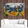 Castaway Beach 160cm x 100cm Sienna Black Blue Textured Abstract Paintin (SOLD)-Abstract-[Franko]-[Artist]-[Australia]-[Painting]-Franklin Art Studio