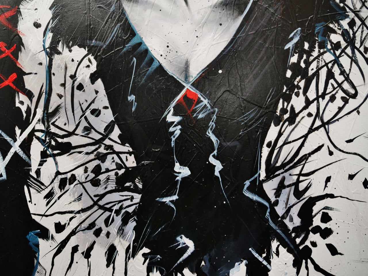 Chance 140cm x 100cm Flower Hat Abstract Elegance Textured Painting (SOLD)