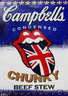 Chunky Stewed Up Rolling Stones 140cm x 100cm Campbells Soup Rolling Stones Textured Urban Pop Art Painting (SOLD)-urban pop-Franko-[Franko]-[Australia_Art]-[Art_Lovers_Australia]-Franklin Art Studio