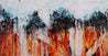 Clay Target 190cm x 100cm White Brown Textured Abstract Painting (SOLD)-Abstract-Franko-[Franko]-[Australia_Art]-[Art_Lovers_Australia]-Franklin Art Studio