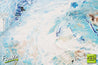 Coastal 75cm x 100cm White Blue Abstract Painting (SOLD)-Abstract-[Franko]-[Artist]-[Australia]-[Painting]-Franklin Art Studio
