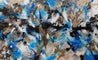 Coastal Grunge 250cm x 150cm Metallic Gold Blue Textured Abstract Painting (SOLD)-Abstract-Franko-[Franko]-[Australia_Art]-[Art_Lovers_Australia]-Franklin Art Studio