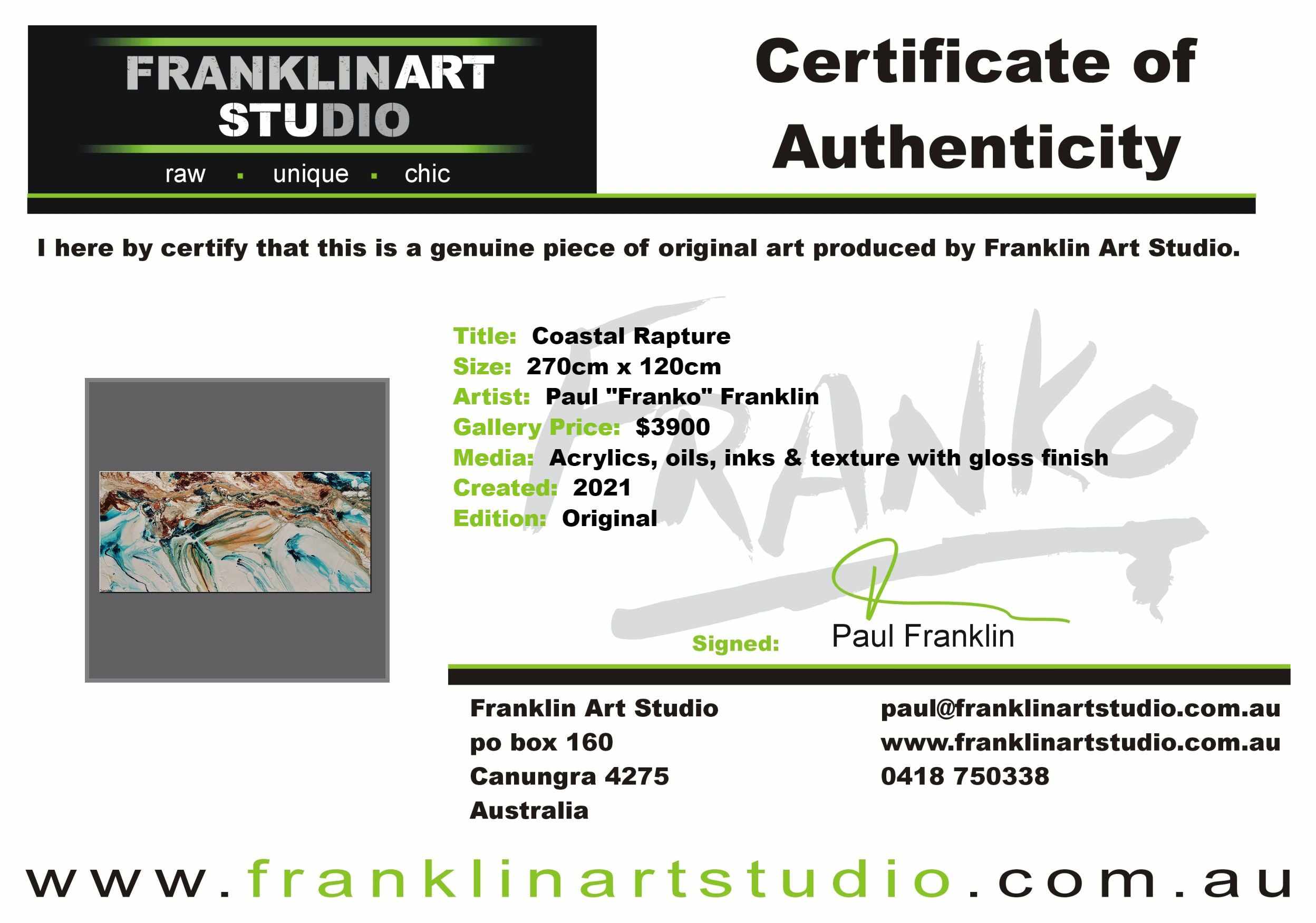 Coastal Rapture 270cm x 120cm Teal Oxide White Textured Abstract Painting (SOLD)-Abstract-Franko-[franko_art]-[beautiful_Art]-[The_Block]-Franklin Art Studio