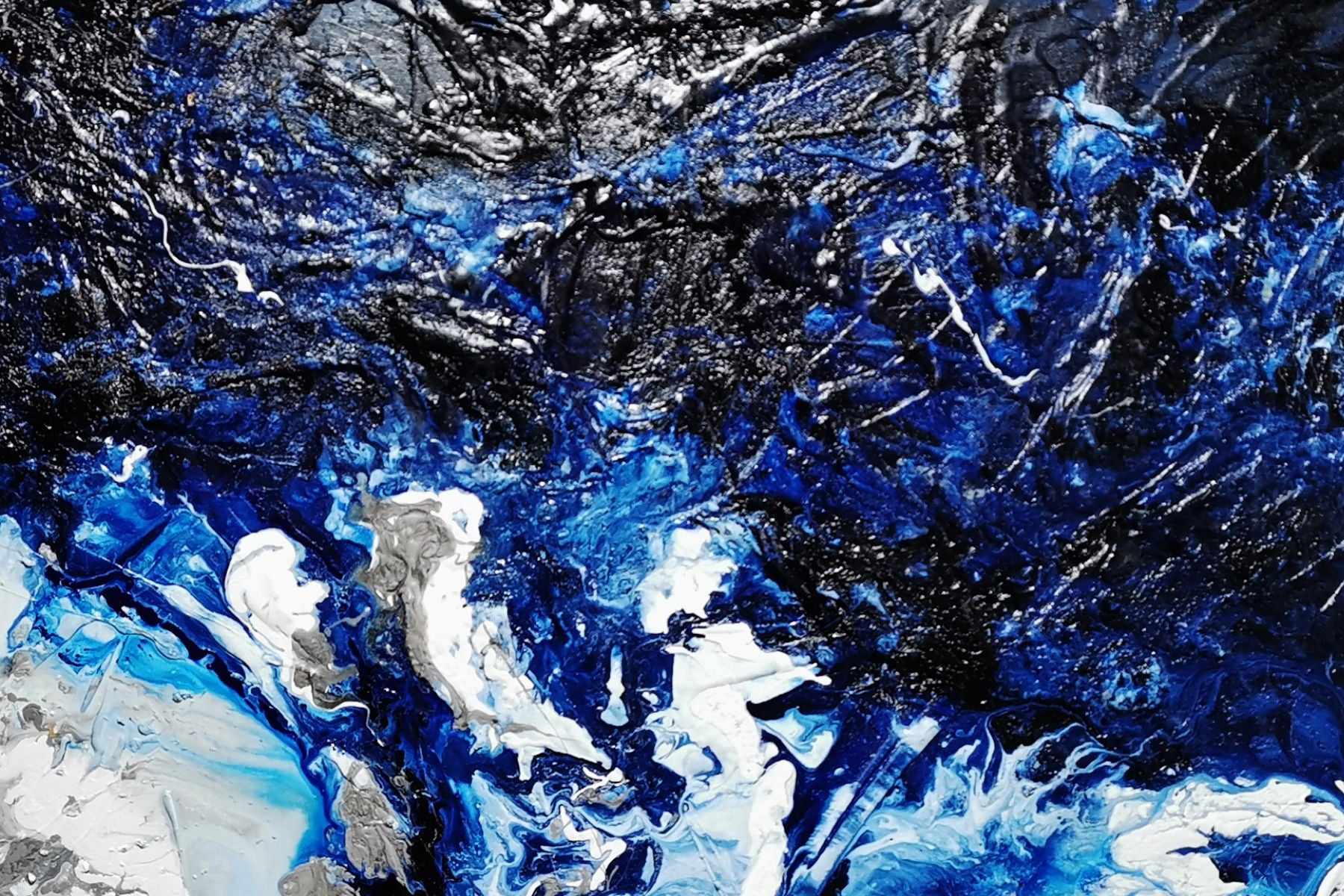Coastal Significance 150cm x 150cm Blue Textured Abstract Painting (SOLD)