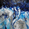 Coastal Significance 150cm x 150cm Blue Textured Abstract Painting (SOLD)-Abstract-Franko-[Franko]-[Australia_Art]-[Art_Lovers_Australia]-Franklin Art Studio