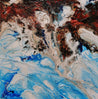 Coastal Umber 150cm x 150cm Blue Umber White Textured Abstract Painting (SOLD)-Abstract-Franko-[Franko]-[Australia_Art]-[Art_Lovers_Australia]-Franklin Art Studio