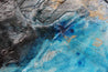 Cobalt Sass 270cm x 120cm Blue Black Textured Abstract Painting (SOLD)-Abstract-[Franko]-[Artist]-[Australia]-[Painting]-Franklin Art Studio