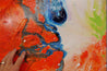 Colour Divide 140cm x 100cm Orange Lime Magenta White Textured Abstract Painting (SOLD)-Abstract-[Franko]-[Artist]-[Australia]-[Painting]-Franklin Art Studio