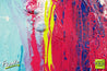 Colour Mash 160cm x 60cm Colourful Abstract Painting (SOLD)-Abstract-[Franko]-[Artist]-[Australia]-[Painting]-Franklin Art Studio