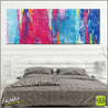 Colour Mash 160cm x 60cm Colourful Abstract Painting (SOLD)-Abstract-Franko-[Franko]-[huge_art]-[Australia]-Franklin Art Studio