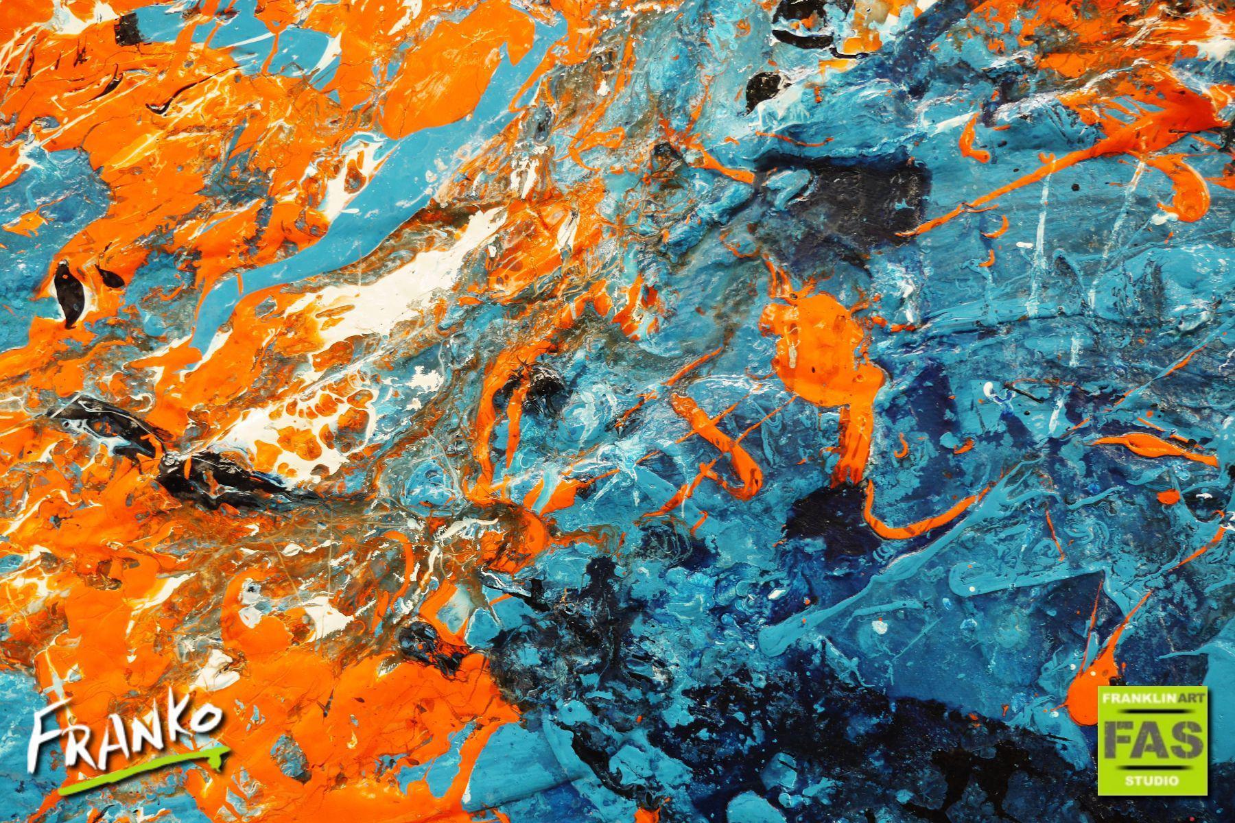 Colour Rush 190cm x 100cm Colourful Abstract Painting (SOLD)