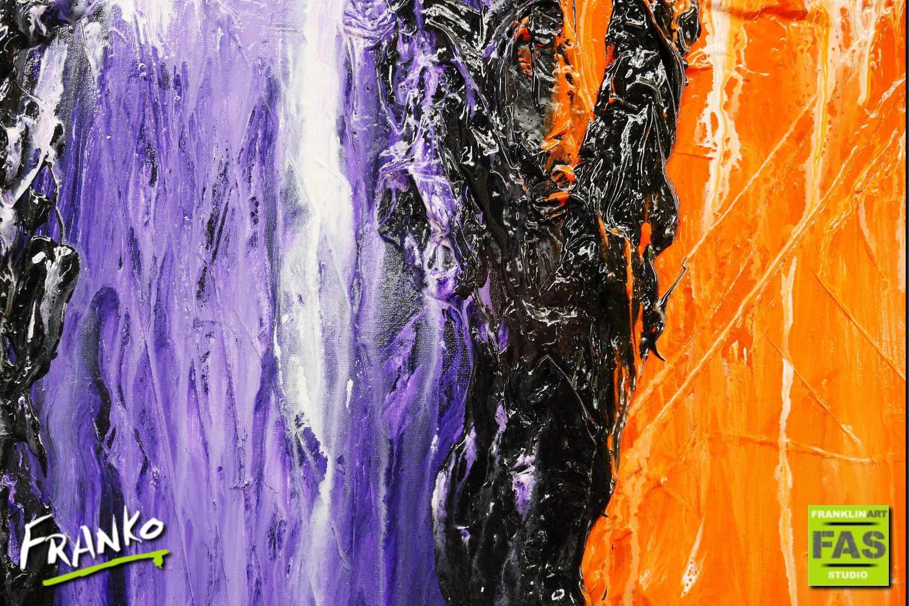 Coloured Squared 240cm x 100cm Colourful Abstract Painting (SOLD)-Abstract-[Franko]-[Artist]-[Australia]-[Painting]-Franklin Art Studio
