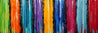 Colourtech 295cm x 100cm Colourful Textured Abstract Painting-Abstract-Franko-[Franko]-[Australia_Art]-[Art_Lovers_Australia]-Franklin Art Studio