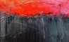 Constantly Red 160cm x 100cm Red Black Textured Abstract Painting (SOLD)-Abstract-Franko-[Franko]-[Australia_Art]-[Art_Lovers_Australia]-Franklin Art Studio