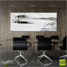 Decayed Beautish 200cm x 80cm Huge White Black Abstract Painting (SOLD)-Abstract-Franko-[huge]-[Australian]-[best Selling]-Franklin Art Studio