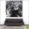 Deep Dark Nights 120cm x 120cm Black Abstract Painting (SOLD)-abstract-Franko-[huge]-[Australian]-[best Selling]-Franklin Art Studio