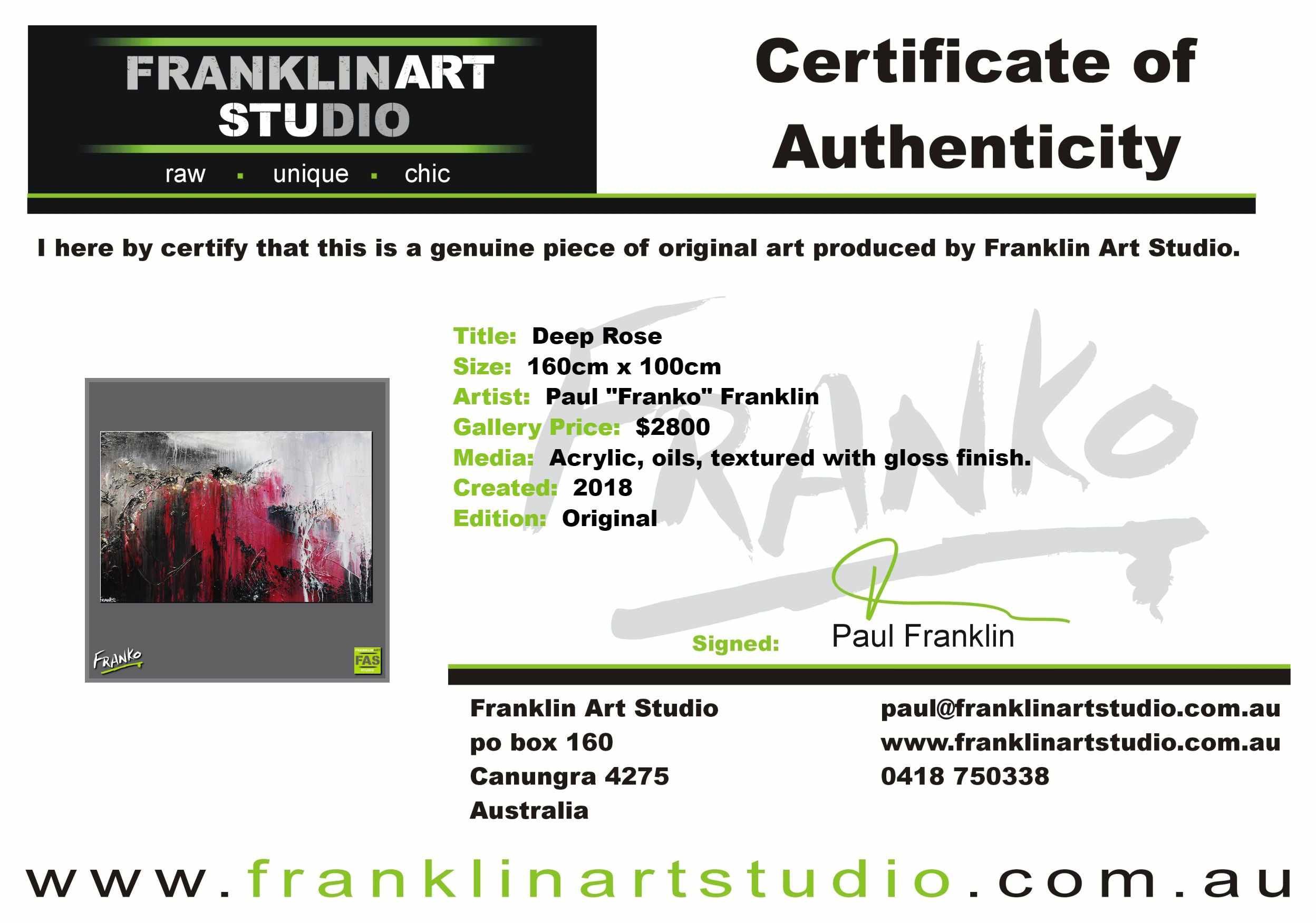 Deep Rose 160cm x 100cm Pink Black White Grey Abstract Painting (SOLD)-Abstract-[Franko Artist]-[Cheryl]-[Wendy]-[Gabriela]-Franklin Art Studio