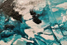 Deep Southern 190cm x 100cm Teal Black Textured Abstract Painting (SOLD)-Abstract-[Franko]-[Artist]-[Australia]-[Painting]-Franklin Art Studio