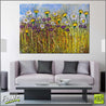 Desert Bloom 140cm x 100cm Flowers Painting (SOLD)-abstract realism-Franko-[Franko]-[huge_art]-[Australia]-Franklin Art Studio