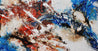 Desert Riches 190cm x 100cm Blue Red White Textured Abstract Painting (SOLD)-Abstract-Franko-[Franko]-[Australia_Art]-[Art_Lovers_Australia]-Franklin Art Studio