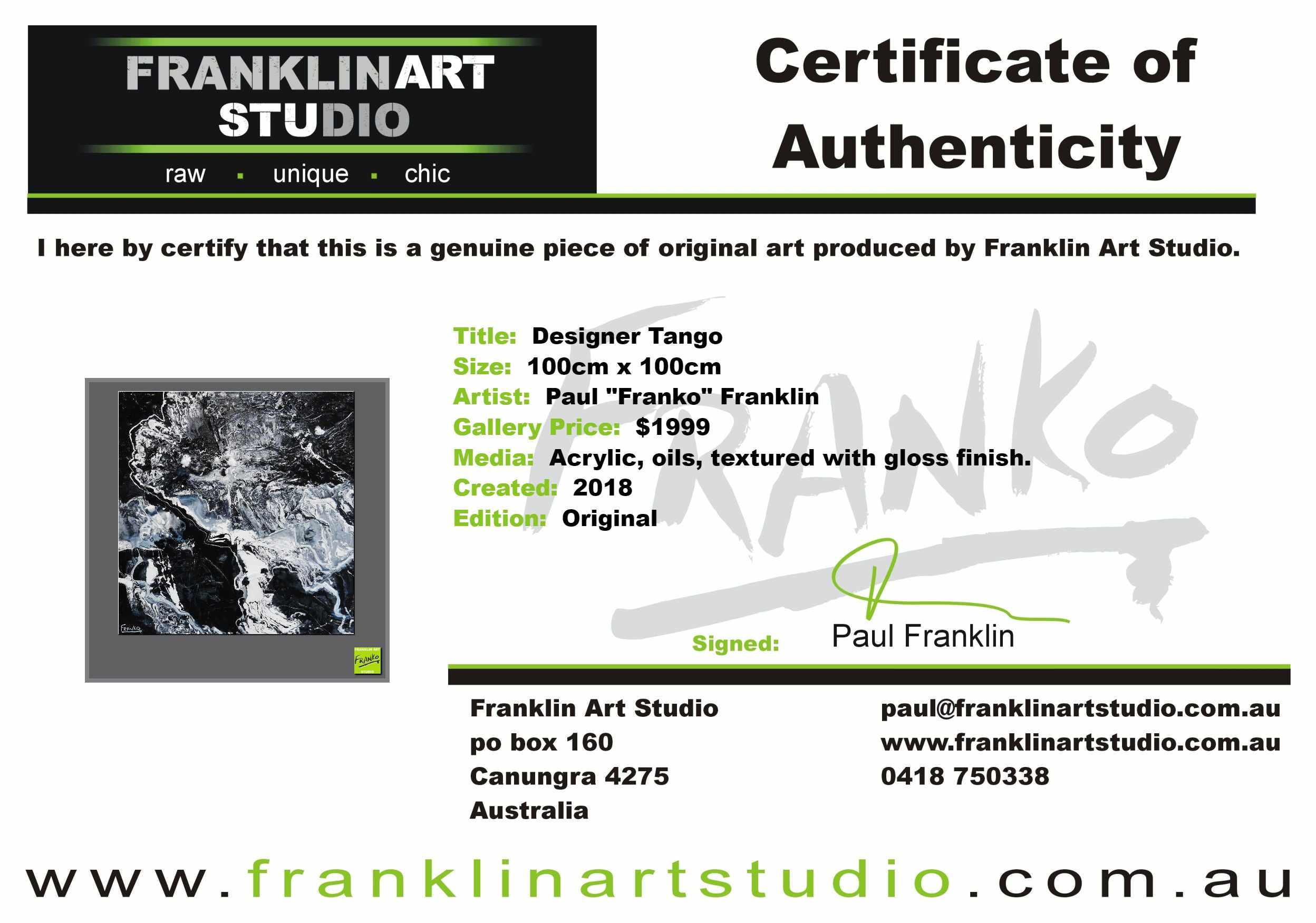 Designer Tango 100cm x 100cm White Black Textured Abstract Painting (SOLD)-Abstract-Franko-[franko_art]-[beautiful_Art]-[The_Block]-Franklin Art Studio