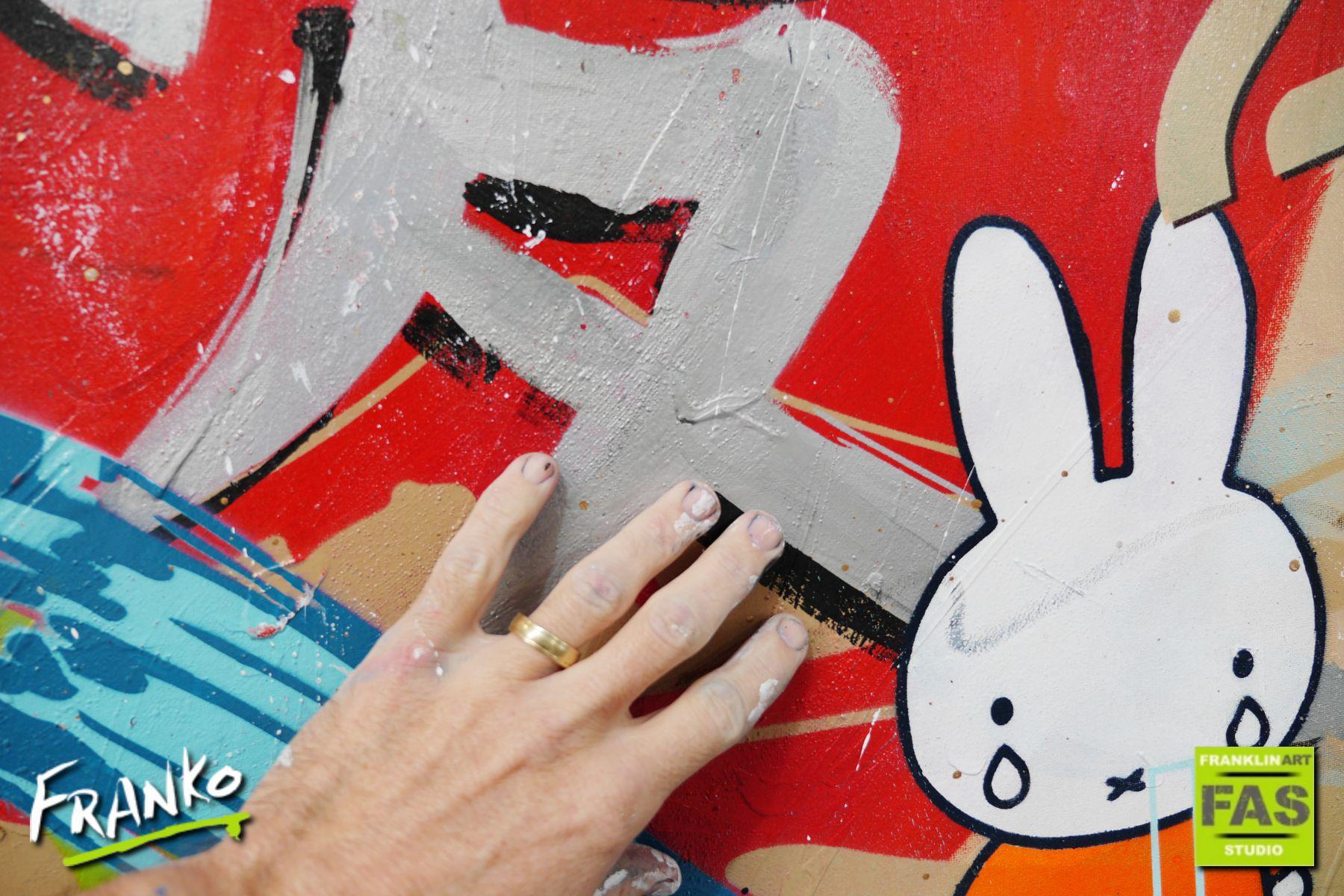 Destiny 160cm x 100cm Geisha Textured Urban Pop Art Painting (SOLD)